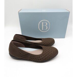 BZees Khloe Women's Hunter Green Woven Knit Ballet Flats Size 6.5 NEW